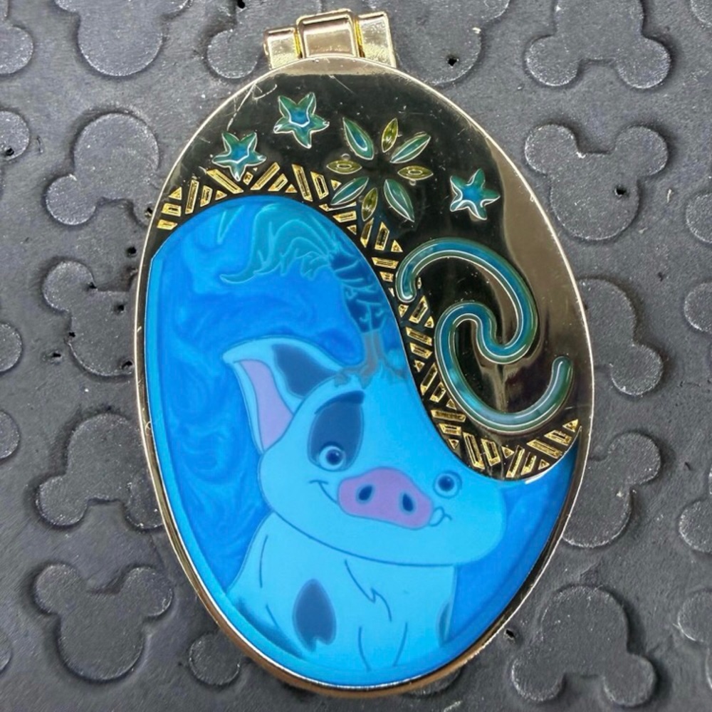 Disney BoxLunch Moana 2 Character Locket Pua Hei Hei  pin